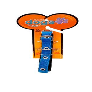 Collar p/perro ajustable con hebilla talla s 1.5x45cm