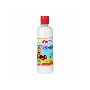 Tempera Escolar 250ml Blanca Bestemp035
