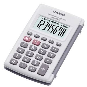 Calculadora 08 Dígitos Bolsillo Hl-820lv-We Blanco Plegada