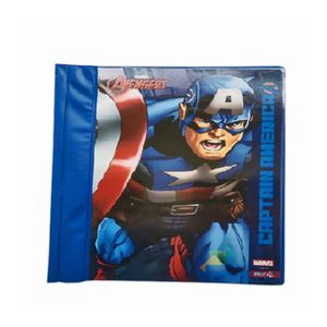 Folder Plastico Oficio Cap America