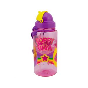 Botella Tomatodo C/Tapa Corrediza Trolls 1041