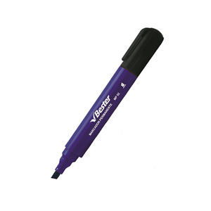 Marcador Permanente Pta Biselada Azul Bempa057