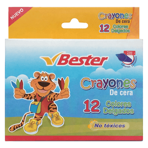 Crayones Colores Cortos Jgox12un Bestcy034