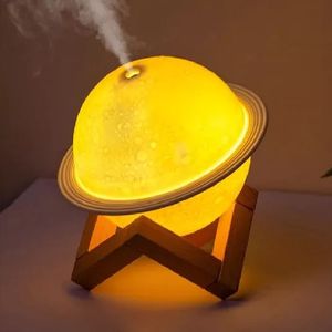 Humidificador Planeta 200ml Usb Luz Led