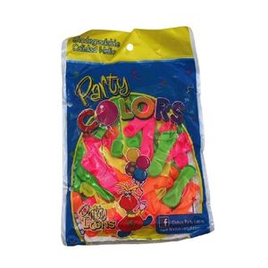 Globo Inflable # 2 Carnaval Colores Surtidos Fdax100un