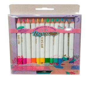 Lápices de colores love 12 colores